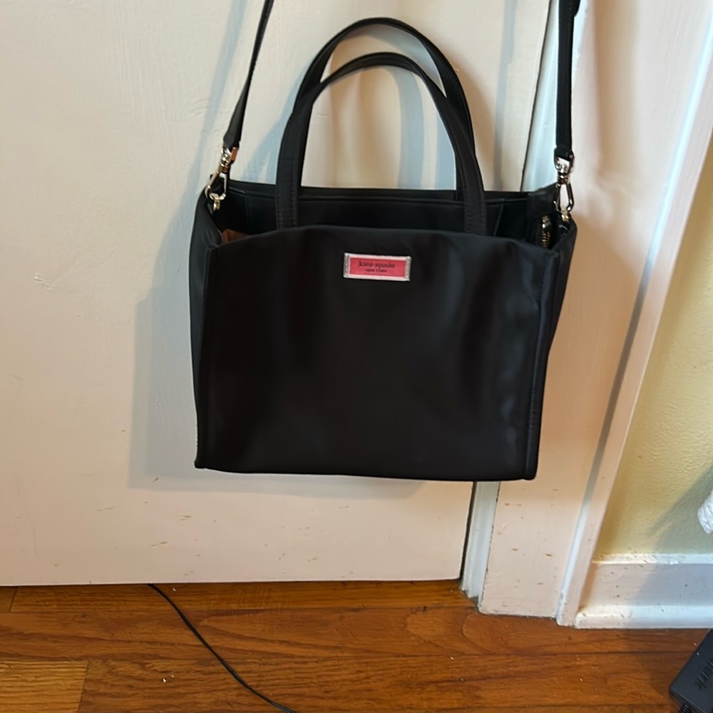 Kate Spade Black Mini Bag 10 by 8 and 4 " deep